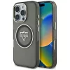 Guess - IML Fém Hegy Logó MagSafe (GUHMP16XHFGTMSLSK) - iPhone 16 Pro Max - Fekete