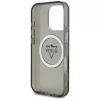 Guess - IML Fém Hegy Logó MagSafe (GUHMP16XHFGTMSLSK) - iPhone 16 Pro Max - Fekete