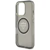Guess - IML Fém Hegy Logó MagSafe (GUHMP16XHFGTMSLSK) - iPhone 16 Pro Max - Fekete