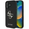 Guess - Keménytok Nagy 4G Logó Kis Klasszikus Logóval (GUHCP16SPGT4MBK) - iPhone 16 - Fekete