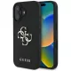 Guess - Keménytok Nagy 4G Logó Kis Klasszikus Logóval (GUHCP16SPGT4MBK) - iPhone 16 - Fekete