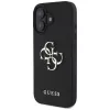 Guess - Keménytok Nagy 4G Logó Kis Klasszikus Logóval (GUHCP16SPGT4MBK) - iPhone 16 - Fekete