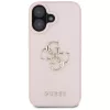 Guess - Keménytok Nagy 4G Logó Kis Klasszikus Logóval (GUHCP16SPGT4MBP) - iPhone 16 - Rózsaszín