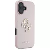 Guess - Keménytok Nagy 4G Logó Kis Klasszikus Logóval (GUHCP16SPGT4MBP) - iPhone 16 - Rózsaszín