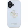 Guess - Keménytok Nagy 4G Logó Kis Klasszikus Logóval (GUHCP16SPGT4MBB) - iPhone 16 - Kék