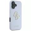 Guess - Keménytok Nagy 4G Logó Kis Klasszikus Logóval (GUHCP16SPGT4MBB) - iPhone 16 - Kék