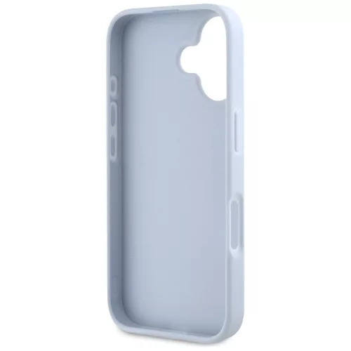 Guess - Keménytok Nagy 4G Logó Kis Klasszikus Logóval (GUHCP16SPGT4MBB) - iPhone 16 - Kék