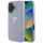 Guess - Bőr Hőpecsétes 4G Mintás Háromszög Fém Logó (GUHCP16SPGP4STRU) - iPhone 16 - Világos Lila