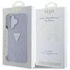 Guess - Bőr Hőpecsétes 4G Mintás Háromszög Fém Logó (GUHCP16SPGP4STRU) - iPhone 16 - Világos Lila
