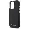 Karl Lagerfeld - Saffiano Full Wrapped Elongated Metal Logo MagSafe (KLHMP16XPSAFWMCK) - iPhone 16 Pro Max - Black