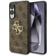 Guess - Keménytok Nagy 4G Klasszikus Logó (GUHCS25E4GMGBR) - Samsung Galaxy S25 Edge - Barna