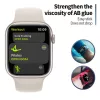 Blueo - High Molecule Screen Protector with Dust Removal Locator - Apple Watch 10 42mm / Watch 11 42mm - Black