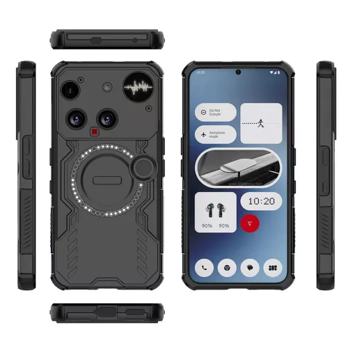 Techsuit - ArmorMag ütésálló tok - Nothing Phone (3) - Fekete