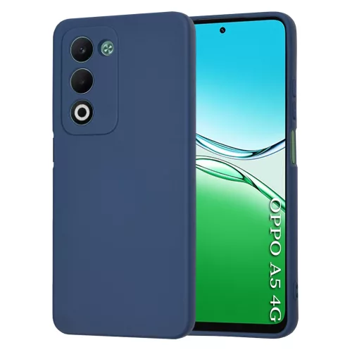 Techsuit - SoftFlex szilikon tok - Oppo A5 4G / A5 5G / A5m 4G - Sötétkék
