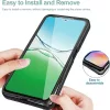 Techsuit - ColorVerse 360 tok kijelzővédővel - Oppo A5 4G / A5 5G - Fekete