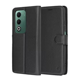 Techsuit - Leather Folio - Oppo A5 4G / A5 5G - Black