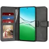 Techsuit - Diary Book kinyitható tok - Oppo A5 4G / A5 5G / A5m 4G - Fekete