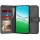 Techsuit - Diary Book kinyitható tok - Oppo A5 4G / A5 5G / A5m 4G - Fekete