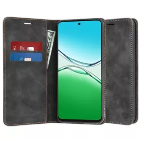   Techsuit - Confy Cover kinyitható tok - Oppo A5 4G / A5 5G / A5m 4G - Fekete