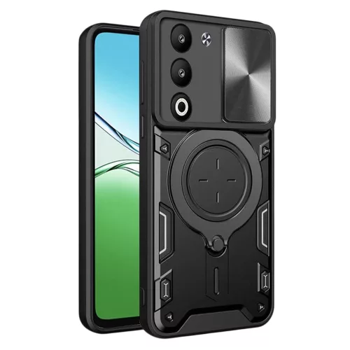 Techsuit - CamGuard Pro tok - Oppo A5 4G / A5 5G / A5m 4G - Fekete
