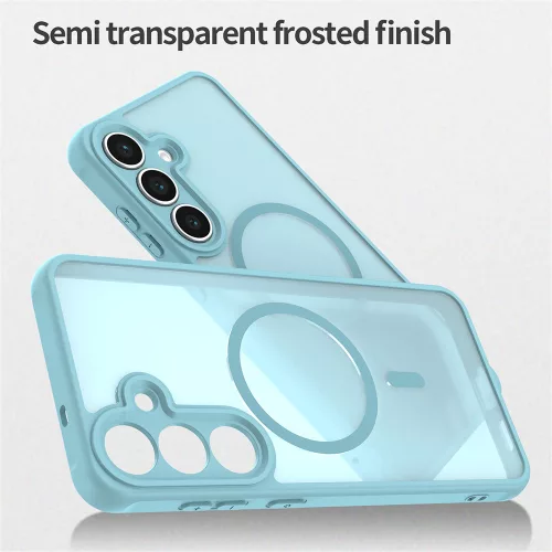Techsuit - HaloFrost II MagSafe tok - Samsung Galaxy A17 5G / A17 4G / M17 / F17 / A18 - Mentazöld
