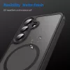 Techsuit - HaloFrost II MagSafe tok - Samsung Galaxy S25 FE - Fekete