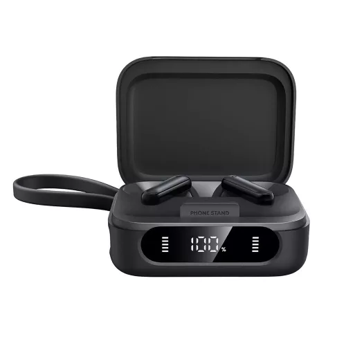 Anker - Vezeték nélküli fülhallgató P41i Ultimate MFI (A3937G12) - Beépített töltő, Lightning adapter, állvány, ANC, 6 mikrofon, basszus - Fehér