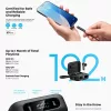 Anker - Vezeték nélküli fülhallgató P41i Ultimate MFI (A3937G12) - Beépített töltő, Lightning adapter, állvány, ANC, 6 mikrofon, basszus - Fehér