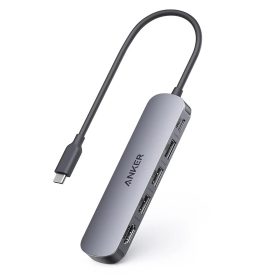   Anker - Docking Station (A8357HA0) - 5-in-1, USB-C, 2x USB 2.0, 1x USB 3.0, 4K HDMI, 5Gbps, 90W - Black