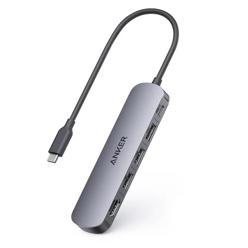 Anker - Docking Station (A8357HA0) - 5-in-1, USB-C, 2x USB 2.0, 1x USB 3.0, 4K HDMI, 5Gbps, 90W - Black