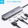 Anker - Docking Station (A8357HA0) - 5-in-1, USB-C, 2x USB 2.0, 1x USB 3.0, 4K HDMI, 5Gbps, 90W - Black