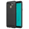 Techsuit - Carbon szilikon tok - Samsung Galaxy J6 2018 - Fekete