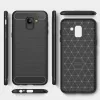 Techsuit - Carbon szilikon tok - Samsung Galaxy J6 2018 - Fekete