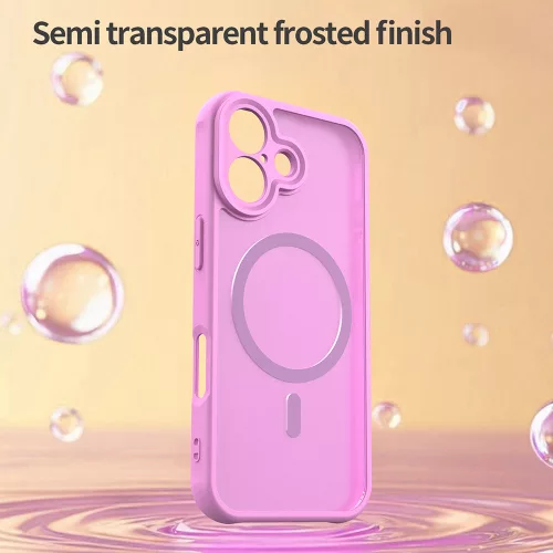 Techsuit - HaloFrost II MagSafe tok - iPhone 16 - Rózsaszín