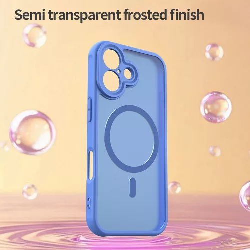 Techsuit - HaloFrost II MagSafe tok - iPhone 16 - Világoskék