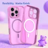 Techsuit - HaloFrost II MagSafe tok - iPhone 16 Pro - Rózsaszín