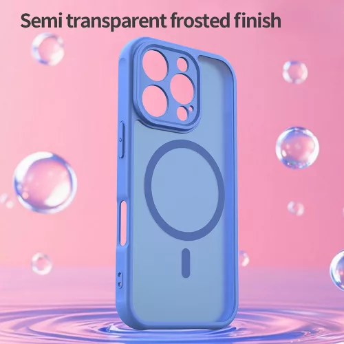 Techsuit - HaloFrost II MagSafe tok - iPhone 16 Pro - Világoskék