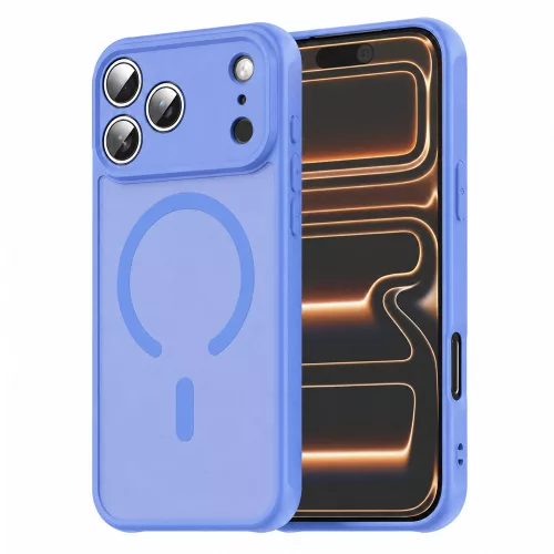 Techsuit - HaloFrost II MagSafe tok - iPhone 17 Pro Max - Világoskék