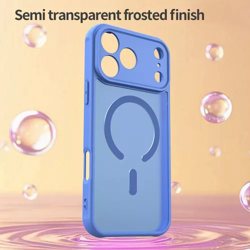 Techsuit - HaloFrost II MagSafe tok - iPhone 17 Pro Max - Világoskék