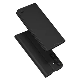   Techsuit - Magskin Book kinyitható tok - Samsung Galaxy S25 FE - Fekete