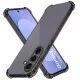 Techsuit - Shockproof Átlátszó Ütésálló Szilikon tok - Samsung Galaxy S25 FE - Átlátszó fekete