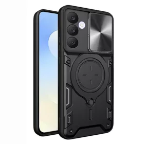 Techsuit - CamGuard Pro tok - Samsung Galaxy S25 FE - Fekete
