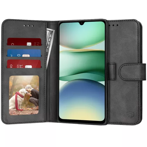 Techsuit - Diary Book kinyitható tok - Xiaomi Redmi A5 4G (Standard) - Fekete