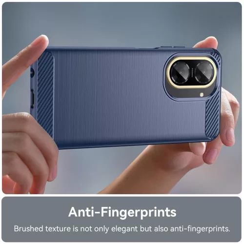 Techsuit - Carbon szilikon tok - Xiaomi Redmi A5 4G (Standard) - Kék
