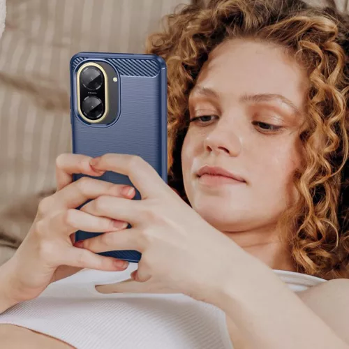 Techsuit - Carbon szilikon tok - Xiaomi Redmi A5 4G (Standard) - Kék