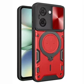   Techsuit - CamGuard Pro ütésálló tok - Xiaomi Redmi A5 4G (Standard) - Piros