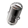 Yesido - Mini Car Charger (Y69) - Dual-Port Type-C, PD30W, Aluminum Alloy, Fast Charging - Black