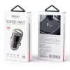 Yesido - Hidden Car Charger (Y68) - Dual-Port USB-A + Type-C, PD30W, Aluminum Alloy, Fast Charging - Black