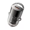 Yesido - Hidden Car Charger (Y67) - Type-C, PD45W, Aluminum Alloy, Super Fast Charging - Black
