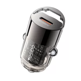   Yesido - Hidden Car Charger (Y67) - Type-C, PD45W, Aluminum Alloy, Super Fast Charging - Black